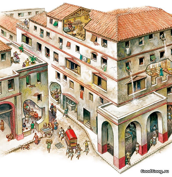 Строительство домов в Древнем Риме